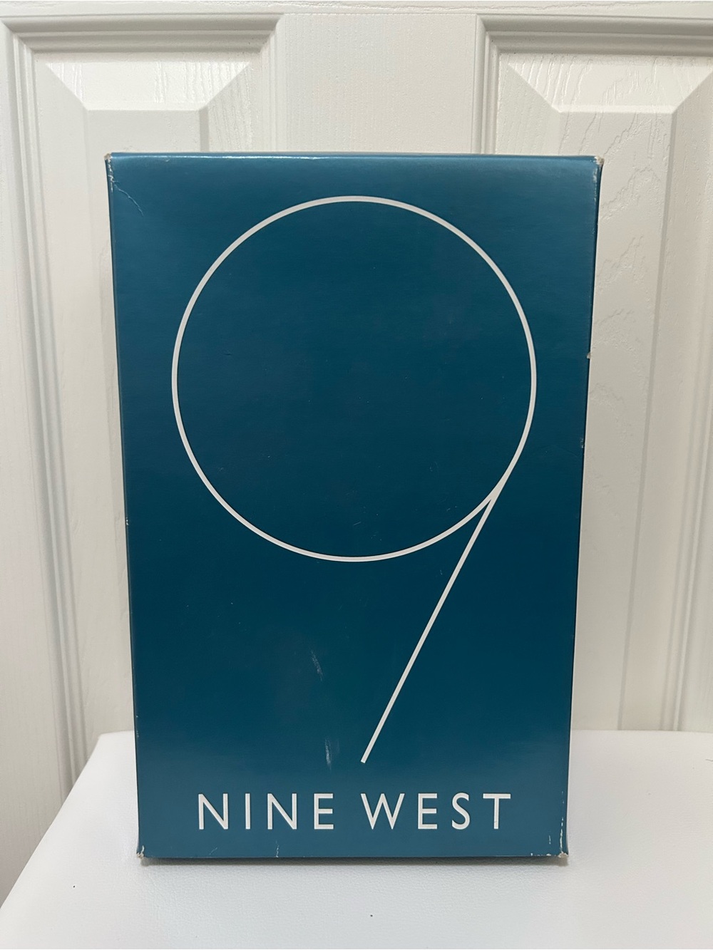 Nine West Teal Storage Box with White Logo